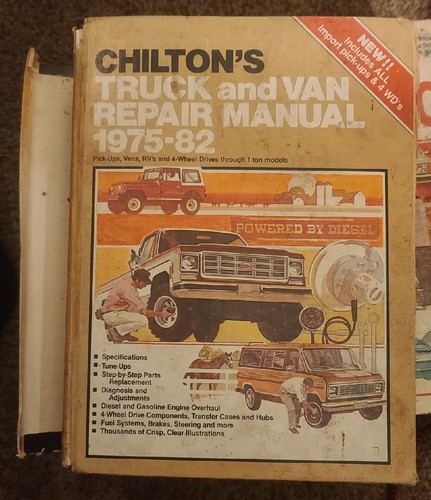 Chiltons truck and van - van, repair