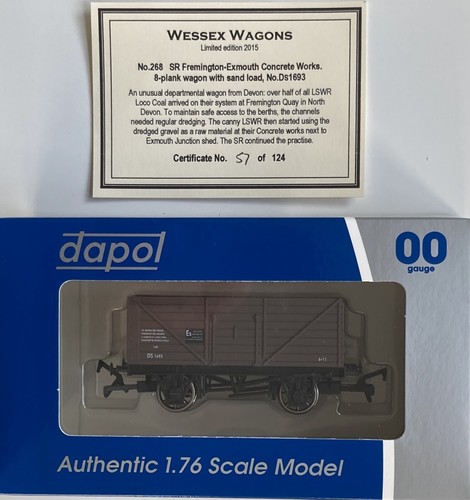 Dapol wessex wagons plank - 00,