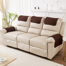 UK Recliner Sofa Headrest Protector Sofa Armrest Headrest Cover With Pockets