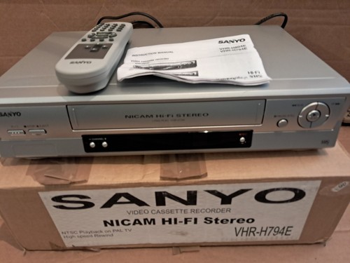 Sanyo vhr h794e nicam vcr - vcr, vhs