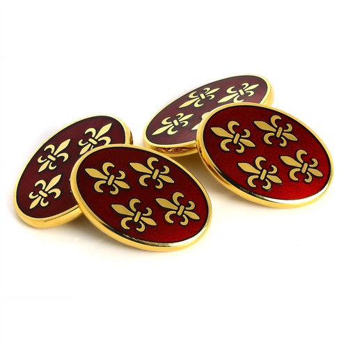 9ct gold red - gold, fleur