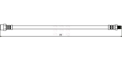 Apec front brake hose - apec,