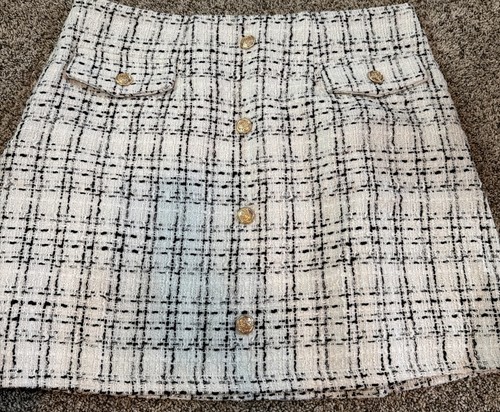 Cupshe mini skirt womens white - cupshe,