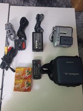 Sony Handycam DCR-PC103E Handheld MiniDV Camcorder Blue with all accessories +++