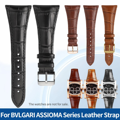 Genuine leather watch strap - leather,