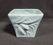 Vintage 1940's Nelson McCoy Pottery Lily Bud Planter, Light Blue, Gorgeous!
