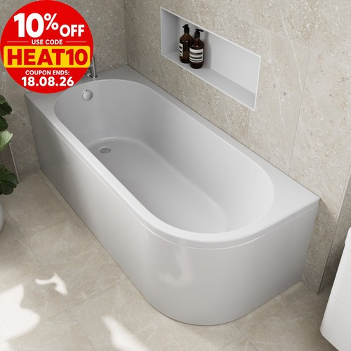 1800mm side front bath - side, panel