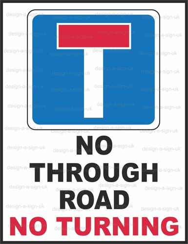Through road no - no,