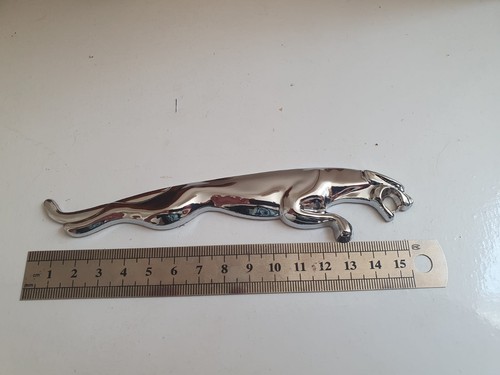 Chrome leaping jaguar emblem - jaguar,