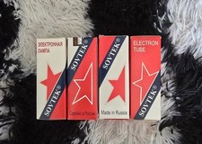 4x SOVTEK 6L6WXT+ VALVE TUBE (MATCHED)