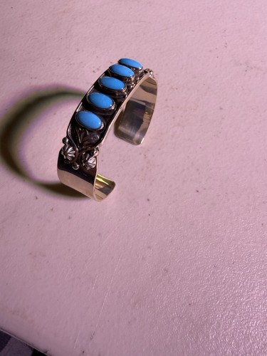 Sterling silver and turquoise - sterling,