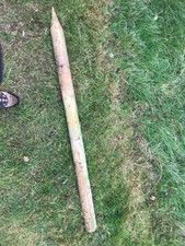 40 1800 x 100 mm round fence post reclaimed