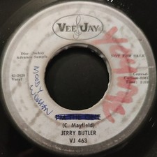 Jerry Butler – Hey Western Union Man / Moody Woman. 7" 45 record VG+