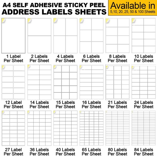 Self adhesive sticky - a4,