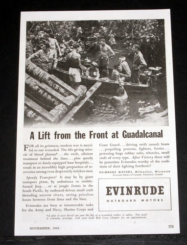 1943 old magazine print - 1943,