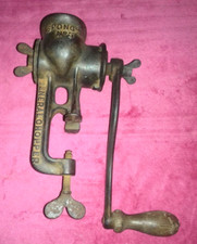 ANTIQUE/VINTAGE SPONG No. 5 GRINDER MINCER    (BR6)