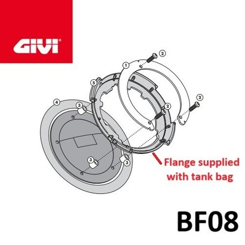 Givi kappa bf08 tanklock - tanklock, tank