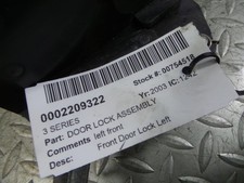 BMW 3 SERIES  DOOR SOLENOID 3