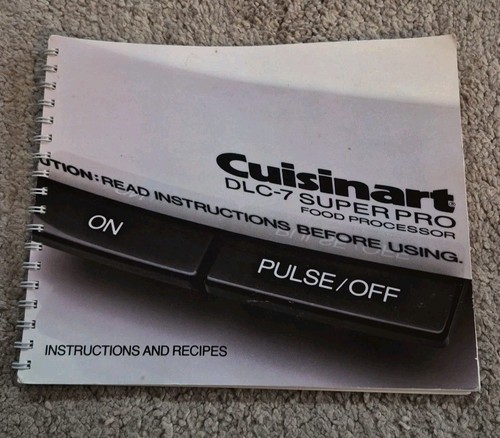Cuisinart food processor - processor, dlc-7