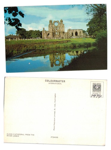 Postcard elgin cathedral - -,