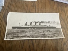 RPPC - R M S Lusitania - Giant Card - Book Post  Rotary Photographic Series