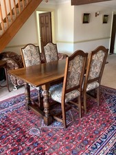 Old Charm dining table and 4 chairs