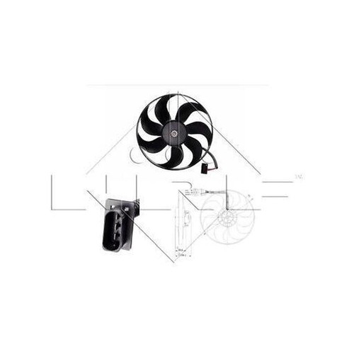47204 nrf fan radiator left - 47204,