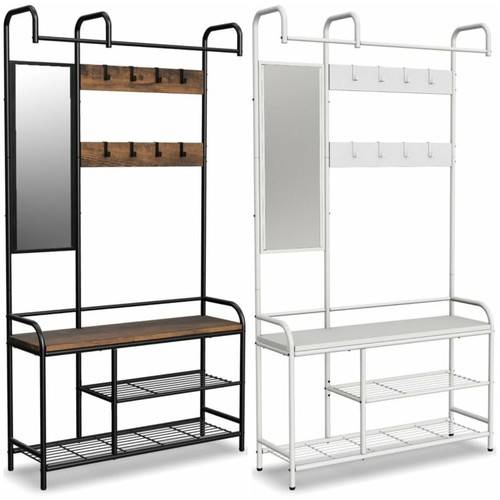 Coat hanger stand with shoe - hanger,