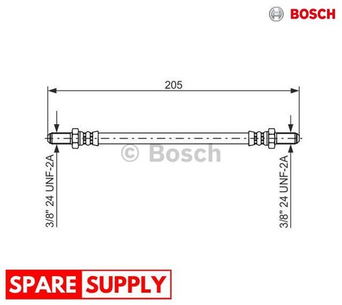 Brake hose for - rover, mini