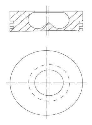 Mahle 081 00123 002 - 00123, piston