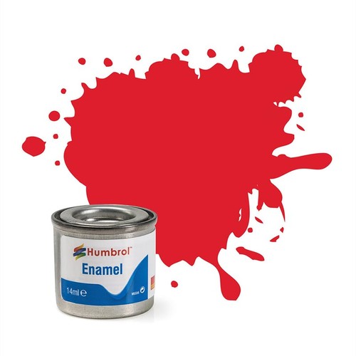 Humbrol bright red gloss - bright,