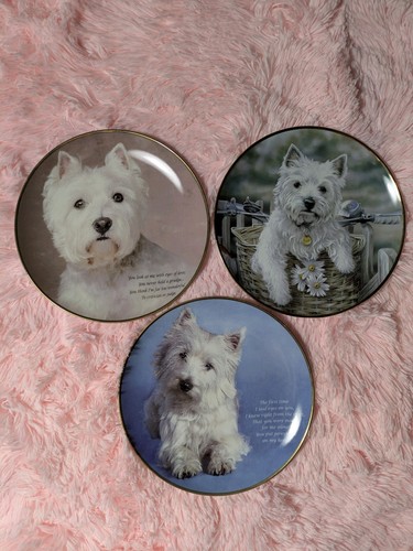 Three decorative plates