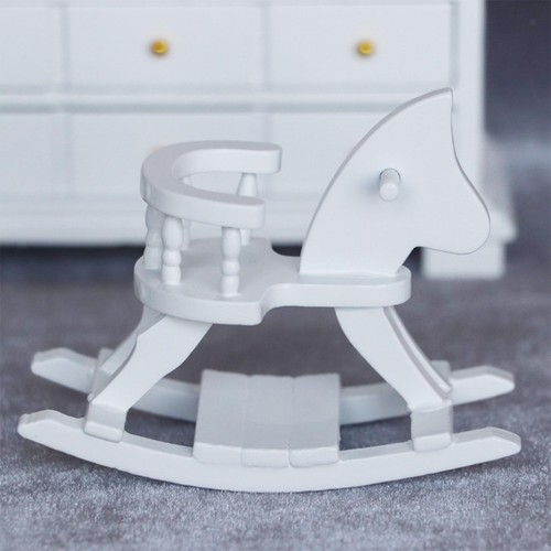Dollhouse white wooden - white,