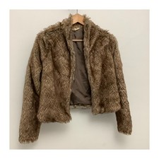 Hollister Brown Faux Fur