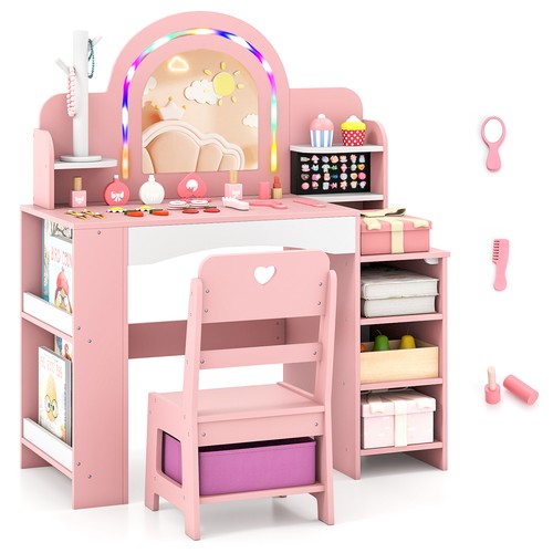 Kids makeup vanity set with - vanity,