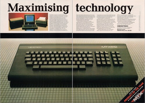 Memotech mtx512 vintage 1984 - vintage,