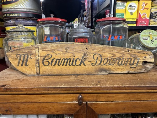 Vintage mccormick deering sign - mccormick,