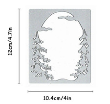 Christmas Tree Square  Metal
