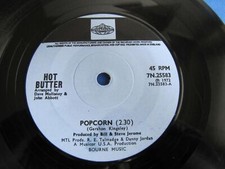 7" 45rpm Hot Butter - Popcorn : At The Movies