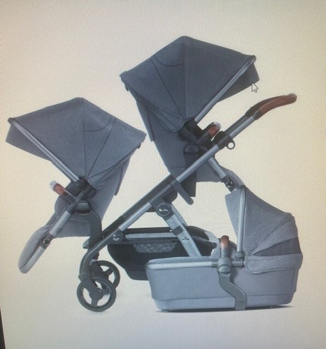 Silver cross wave twin pram - cross,