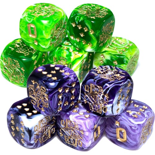 Poker dice sets - dice, (select