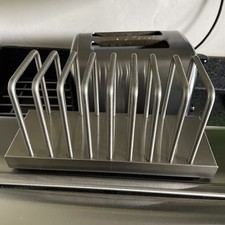 IKEA Toast Rack 18/8 Stainless – Mikael Warnhammar Design – 8 Slot – 1990s