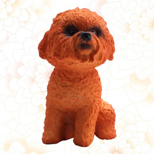 Bichon frise statue garden - statue,