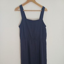 Navy Pinafore Dress Size 14