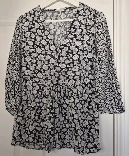 Fatface black floral - 12,