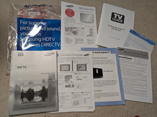 SAMSUNG DLP TV USER MANUAL Instructions TV GUIDE on Screen HL SERIES setup HL-S