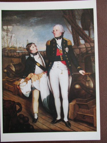 Postcard horatio nelson 1798 - horatio,