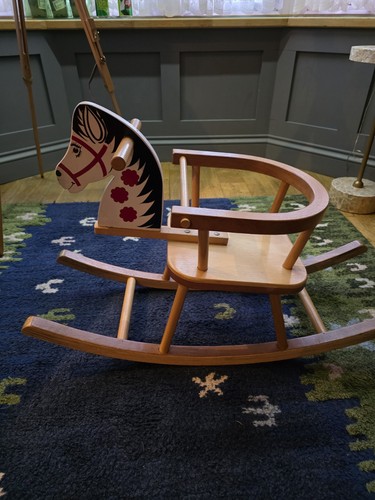 Vintage wooden chair - vintage, rocking