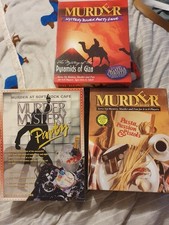 3x Retro Murder Mystery board games