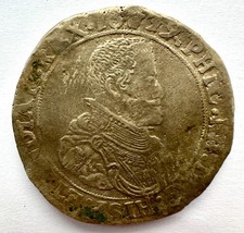 Large Spanish Silver Ducaton Philip IV 1639 Brabant Netherlands 28g